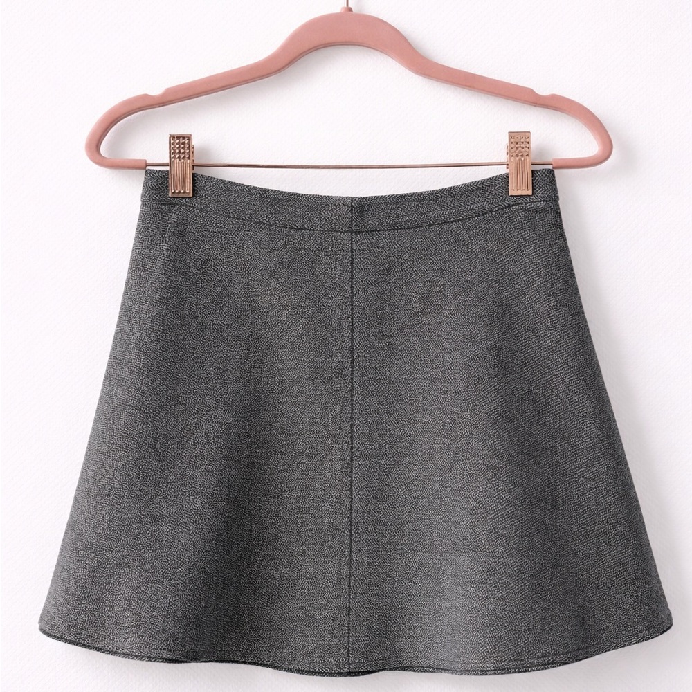 Silence + Noise Charcoal Skater Skirt